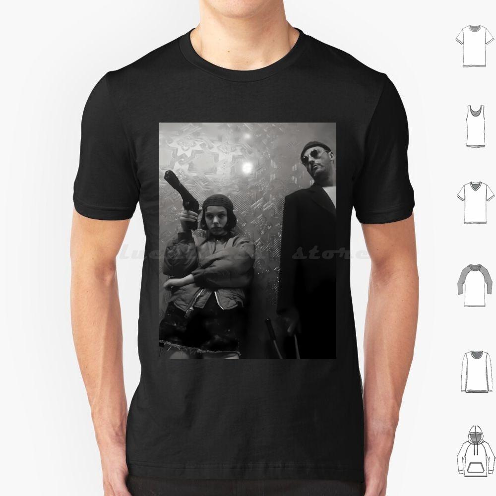 Leon The Professional Midcentury Retro Movie Poster T Shirt 6xl Cotton Cool Tee Leon Leon The Professional Movie The