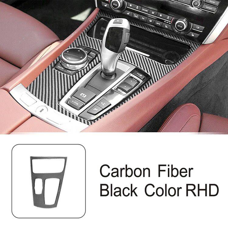 Carbon Fiber Gear Shift Frame Decoration For BMW 5 Series GT F07 2010-2017 Car Styling Window Glass Lifting Buttons Cover