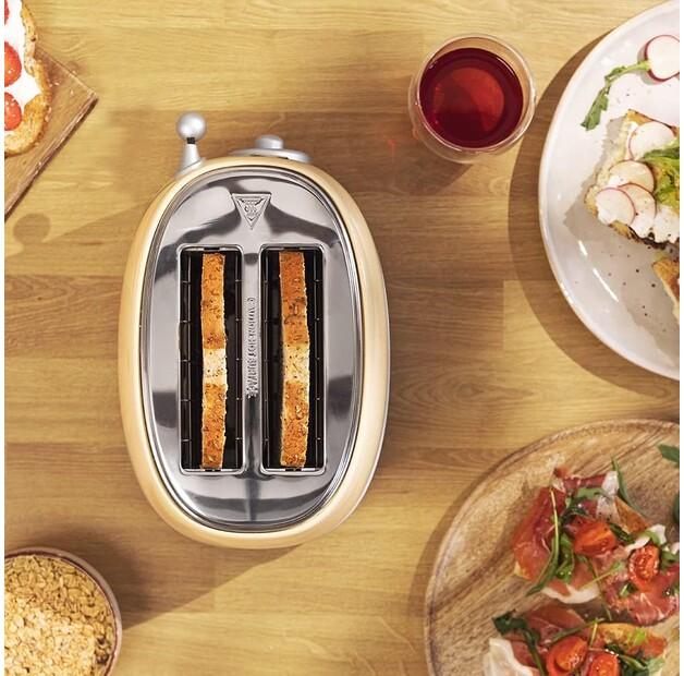 Тостер Cecotec 03210 Toast & Taste Vintage 800 gelb