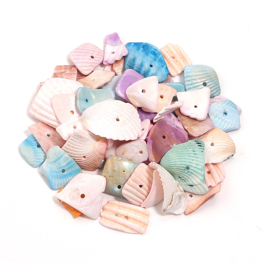 

50g/lot Colorful Irregular Shell Loose Beads Natural Shell Beads For Jewelry Making DIY Bracelet Necklace Earrings Accessories