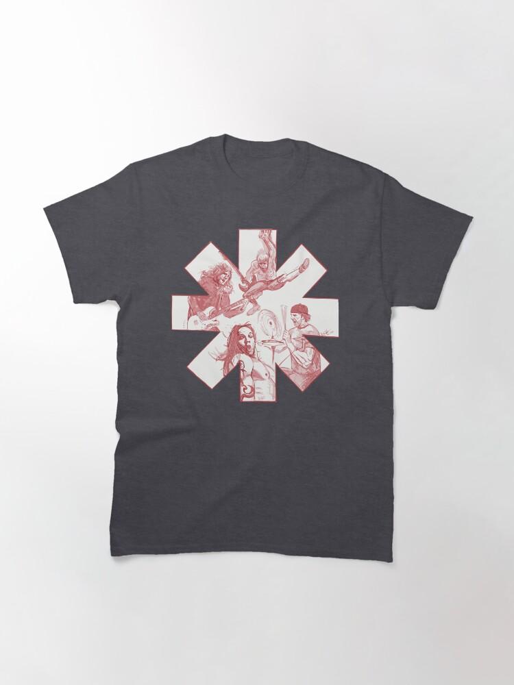 Red Hot Chili Peppers All Member One Face Classic T-Shirt