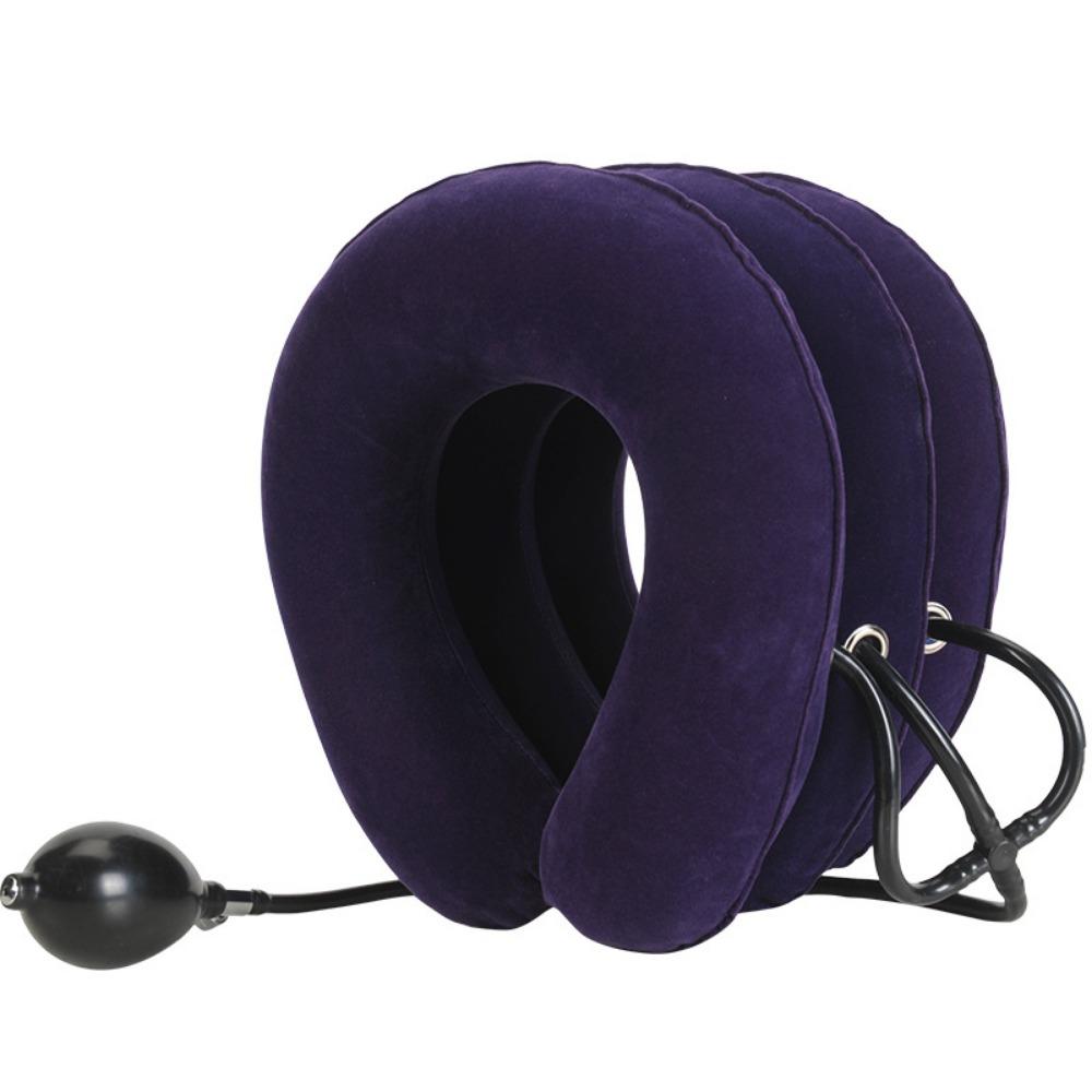 Foldable Cervical Traction Device Adjustable Neck Traction Pillow  Posture Correct
