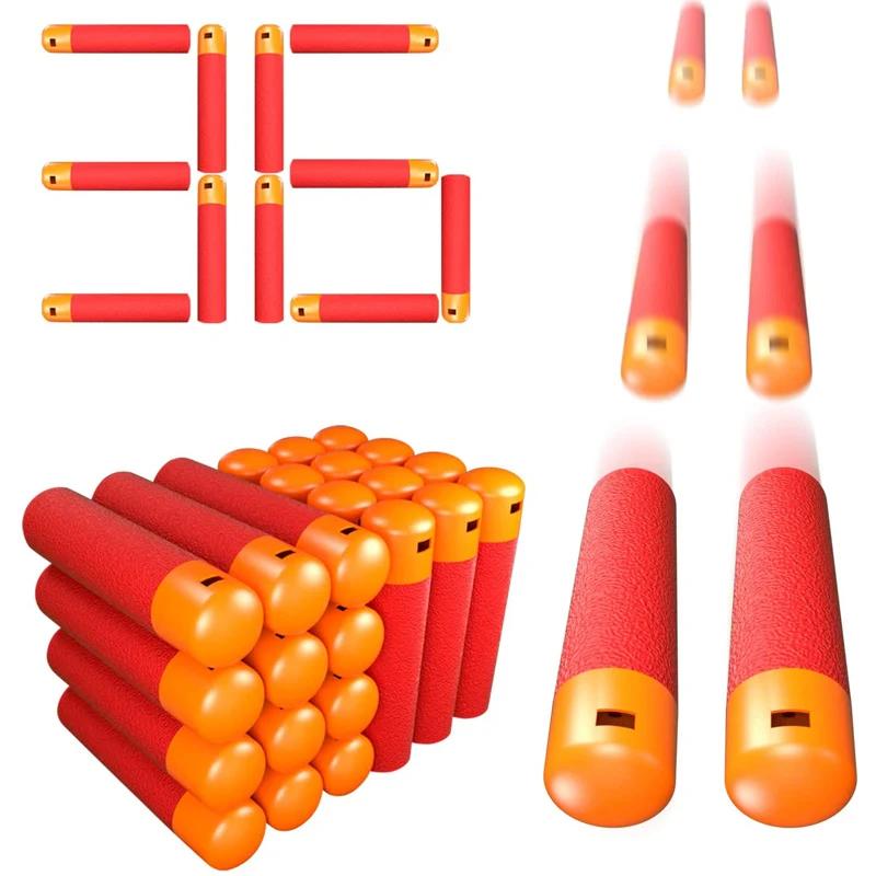 72 PIÈCES Mega Dart Pack de Recharge 9,5 cm Compatible avec les Pistolets Nerf Mega Pack Universel de Munitions de Recharge pour la Série Mega N-Strike