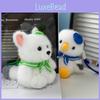 Scarf Cute Fox Seagull Cartoon Animal Plush Doll Pendant For Decoration Bag