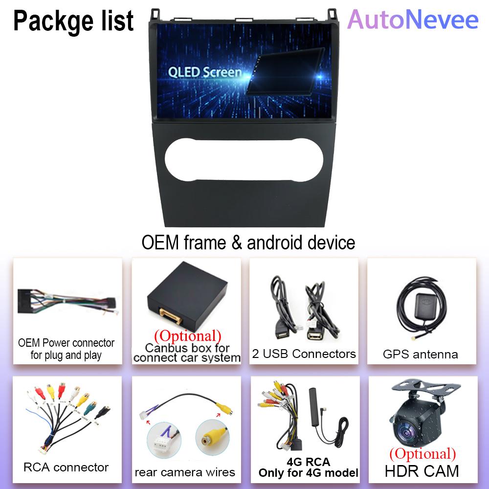 Car Multimedia Radio Player Android 14 For Mercedes Benz B200 A B Class W169 A160 A180 A200 A220 2009 - 2012 GPS Navigation WiFi
