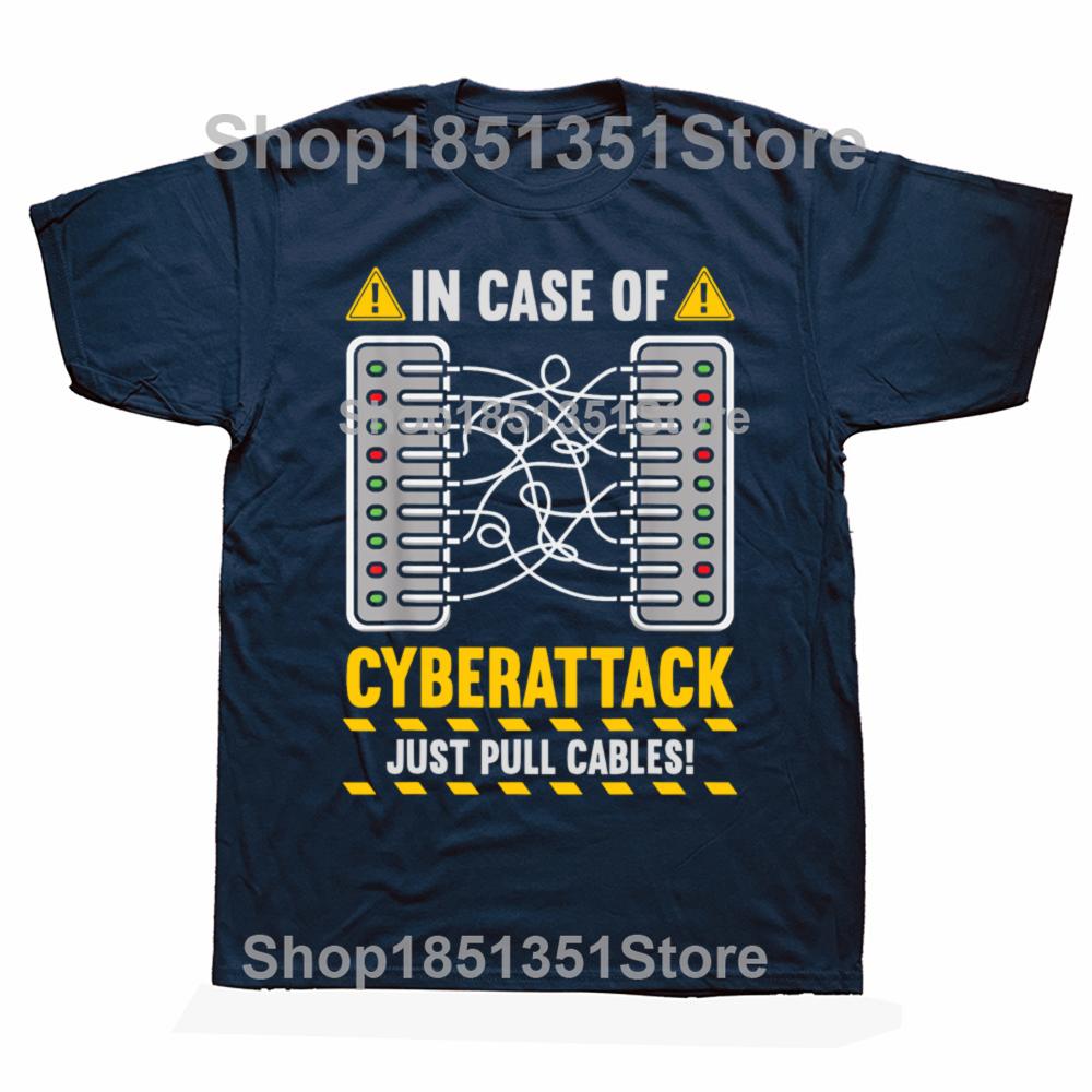 Funny Cybersecurity Computer Design Graphic Tshirts Unisex Womens Fashion Casual Tshirt 100 Cotton Loose Oversized T Shirt S