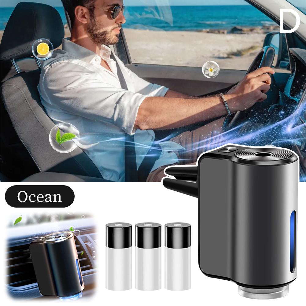 NEW Car Electric Air Diffuser Aroma Auto Air Vent Humidifier Aromatherapy Essential Air Oil Freshener Perfume Mist Car With L7Q9