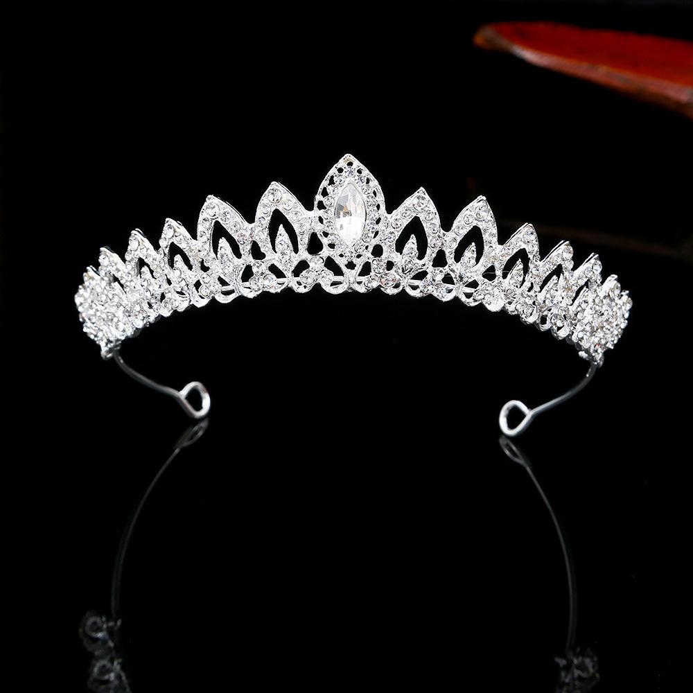 Корона для волос невесты, инкрустированная стразами, корона подружки невесты, аксессуары для волос, аксессуары для свадьбы, вечеринки по случаю дня рождения, сверкающие бриллианты