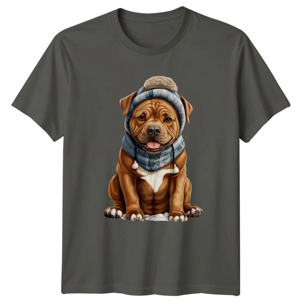 Schnauzer Puppy In Hoodie Schnauzer Dogs Animals Unisexs TShirt Unisexs Graphic Tee S