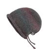 Gradient Color Bonnet Hat Large Size Drawstring Slouch Hat Fashion Beanies Skullies