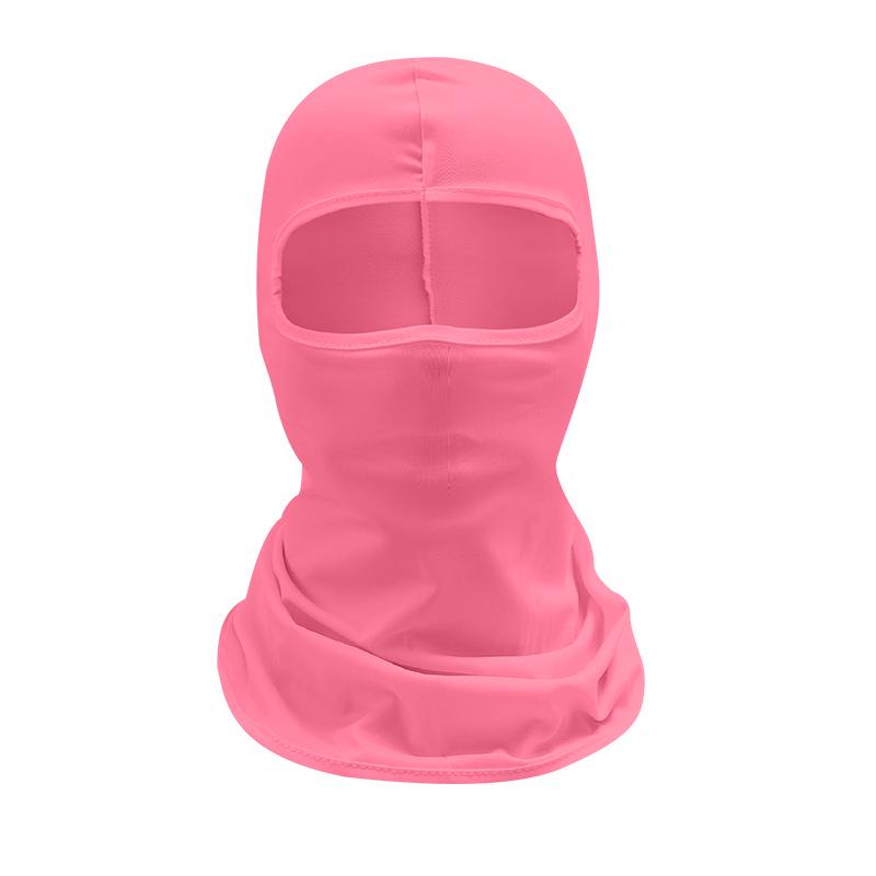 Summer Ice Silk Sunscreen Face Mask: Windproof Dustproof Balaclava for Cycling, Biking, and Outdoor Sports