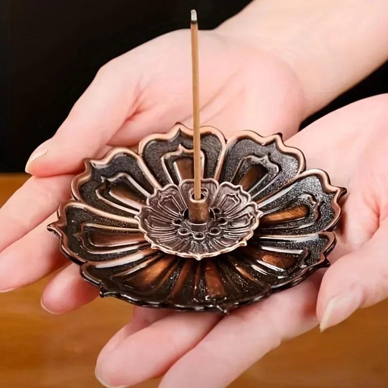 1Pc Porous Lotus Incense Insertion Zen Line Lncense Lnsertion Seat Accessories Sandalwood Burner Lncense Plate Tray