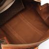Used CELINE Madakam Boston bag PVC coated canvas leather Brown Used Women