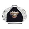 Letter Print Striped Sleeve Baseball Jacket Women Jackets Black T11W312702F-BK