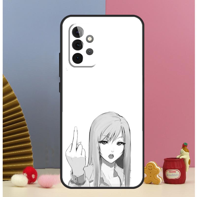 Funny Middle Finger Memes Phone Case For Samsung Galaxy A12 A32 A52 A14 A24 A34 A54 A53 A33 A13 A15 A25 A71 A51 Cover