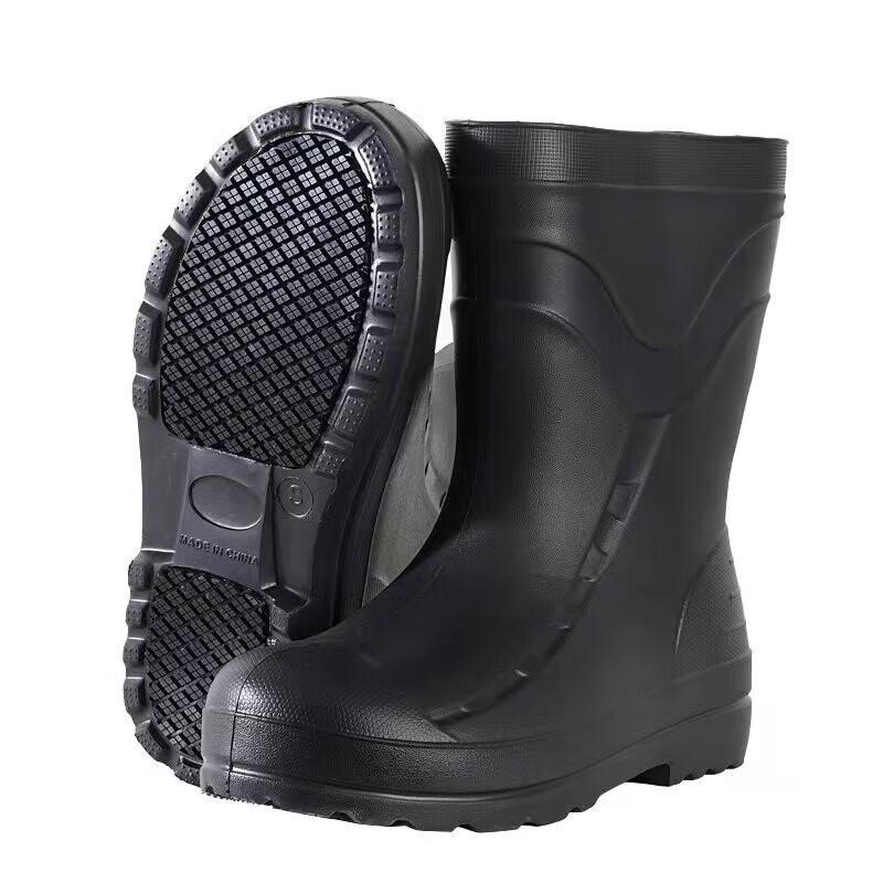WEZHOeva Men s High-Tube Rain Boots