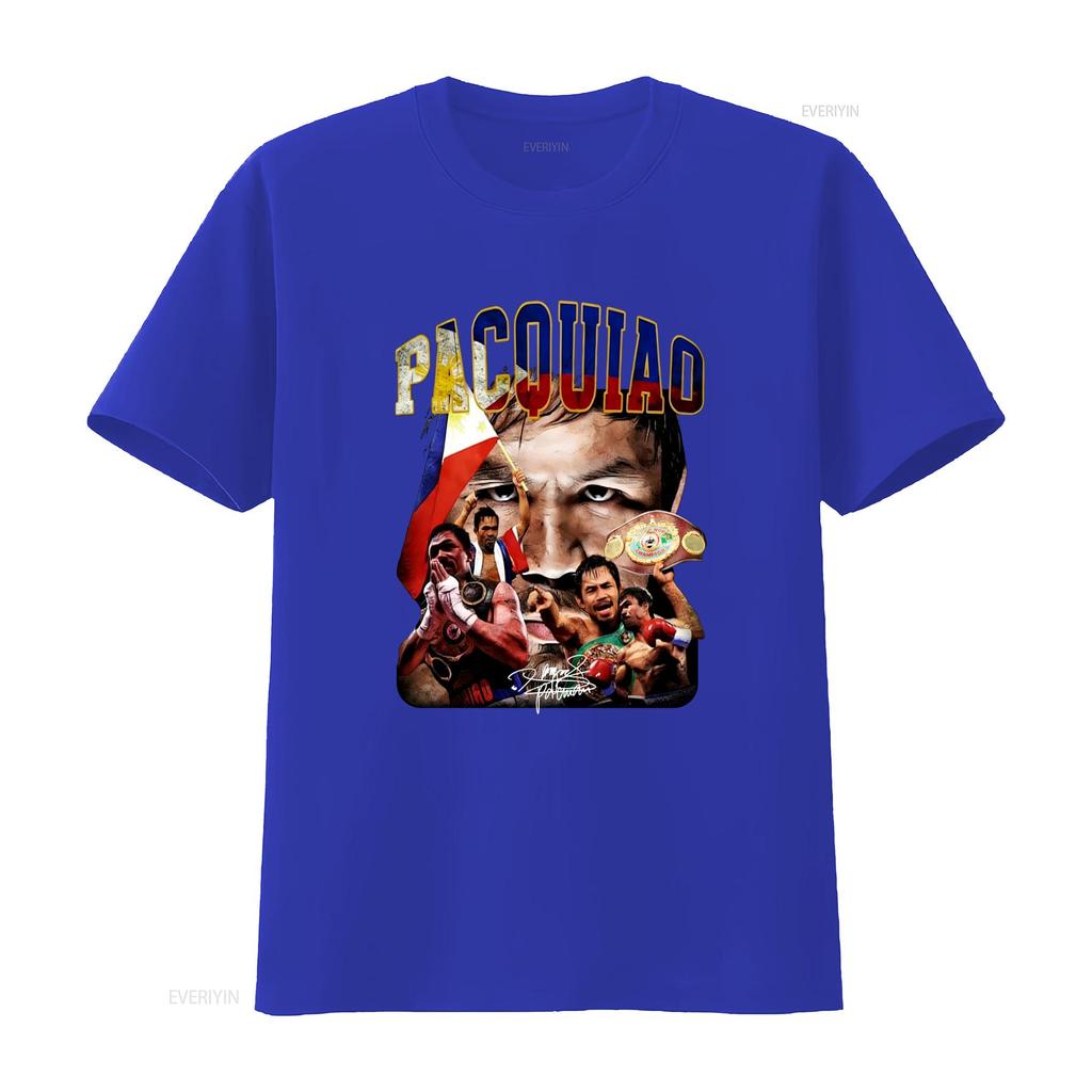 Unisex Manny Pacquiao T-Shirt 15D73 für Freund Alle Größen S 4XL Vintage Gewaschen Grafik Atmungsaktiv Freizeit Leicht Vielseitig