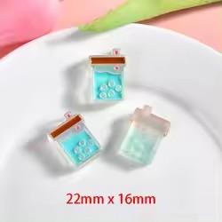 New Hot Sale Kawaii Cabochons Artificial Food Animal Fruit Design Resin with Flat Back for Souvenirs