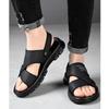 Fashion Summer Fashion Leather Flat Slip-on Outdoor Beach Men's Sandals Designer Soft Bottom Casual Driving Men Shoes Male Slippers