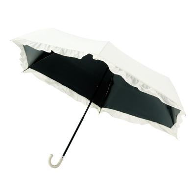 Moonbat Folding Parasol for Suitable for Both Sunny and Rainy UV and Heat Pearl [Esta] Women, Days, Shielding, Lamination, Frill, 31-230-30274-05,