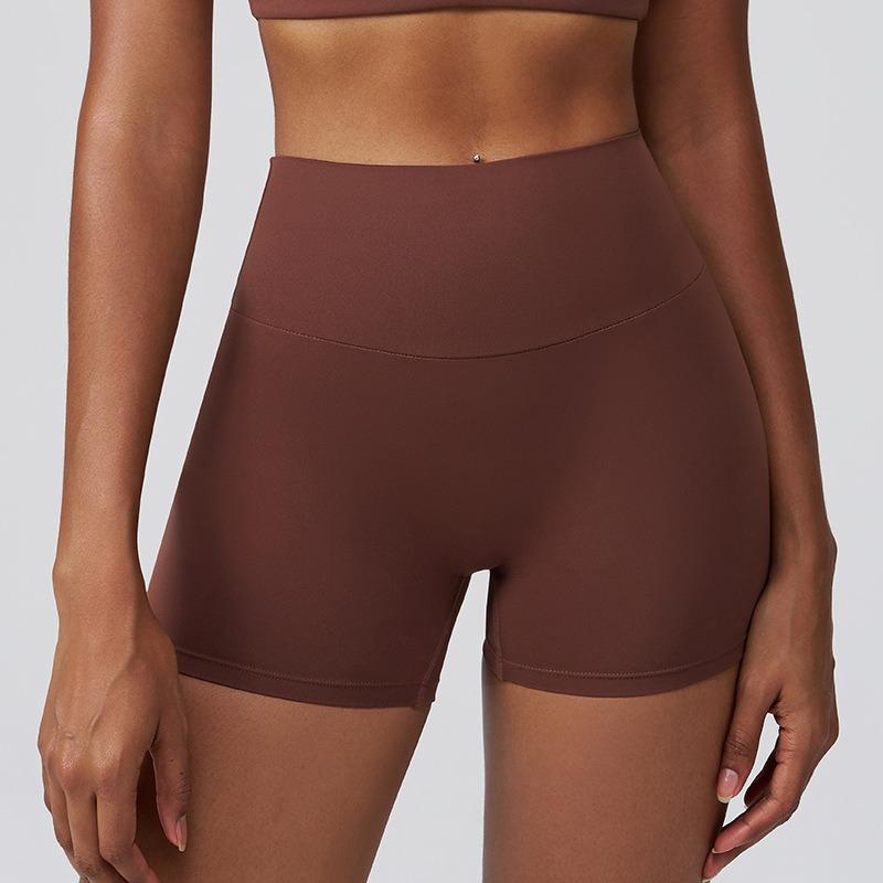 Women S Y2k Style High Waisted Butt Lifting Tight Yoga Shorts With Pockets