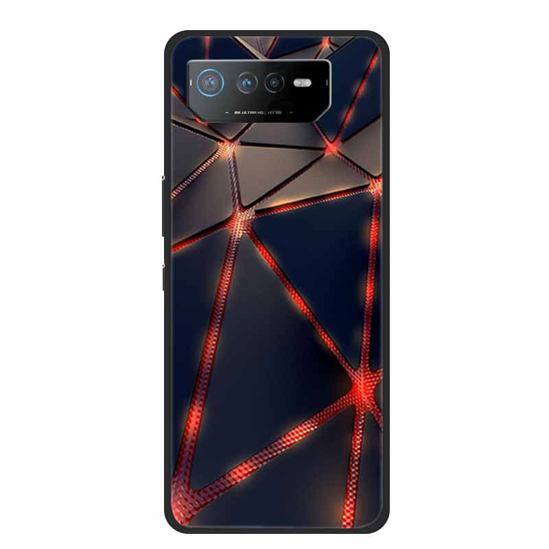 Für Asus ROG Phone 6 Pro Hülle Phone6 Pro Coque Schwarzes TPU Silikon Weiche Rückabdeckung Hülle Für Asus ROG Phone 6D Ultimate Handyhülle