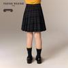 Teenie Weenie Kids Autumn/Winter Girls' Plaid Pleated Skirt