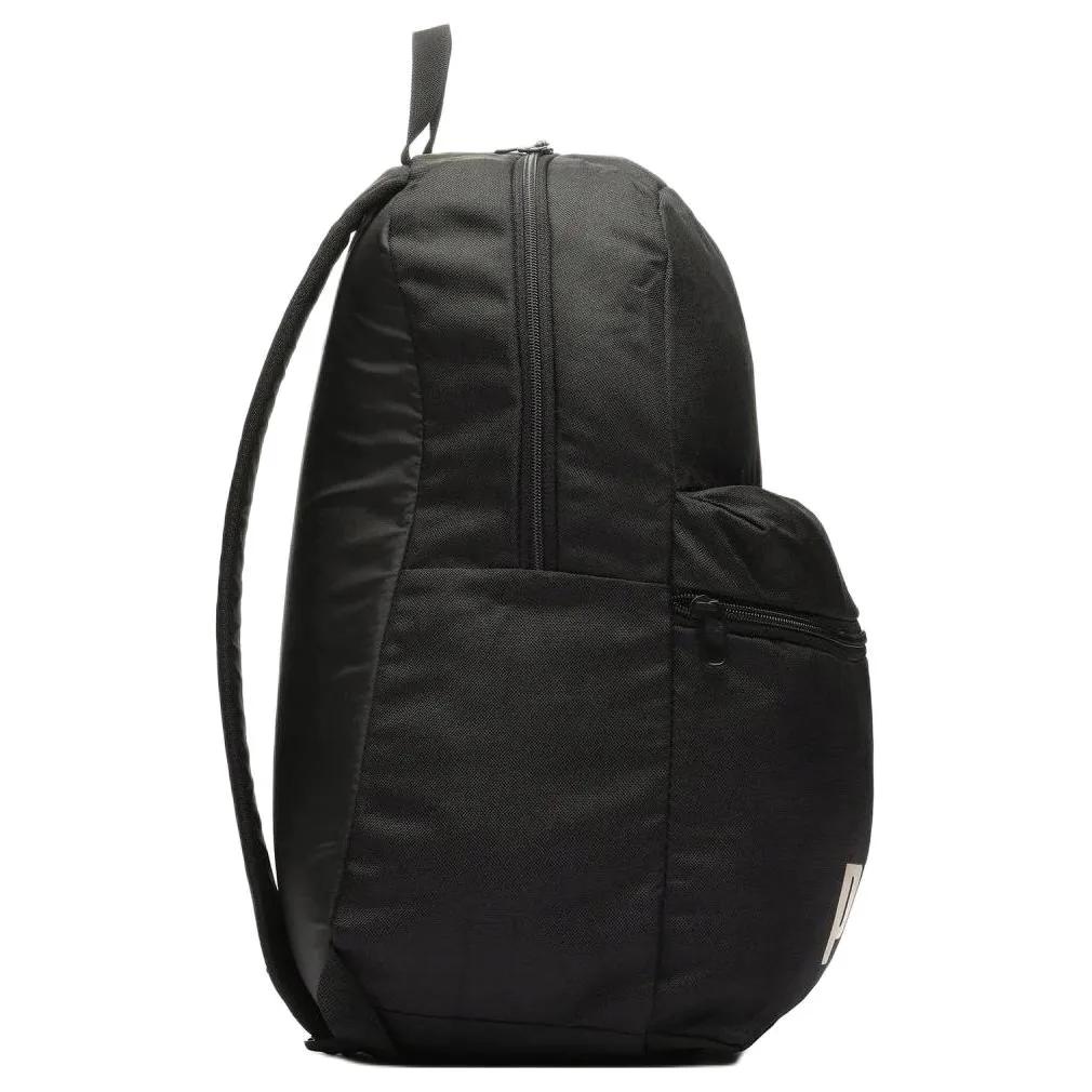 PUMA Fabric Backpack Unisex Black Gold (Unisex) Backpacks 075487 49