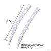 Pearls Hair Pin Barrettes Flower Brooch Lady Womens Jewelry Valentines Day Gifts