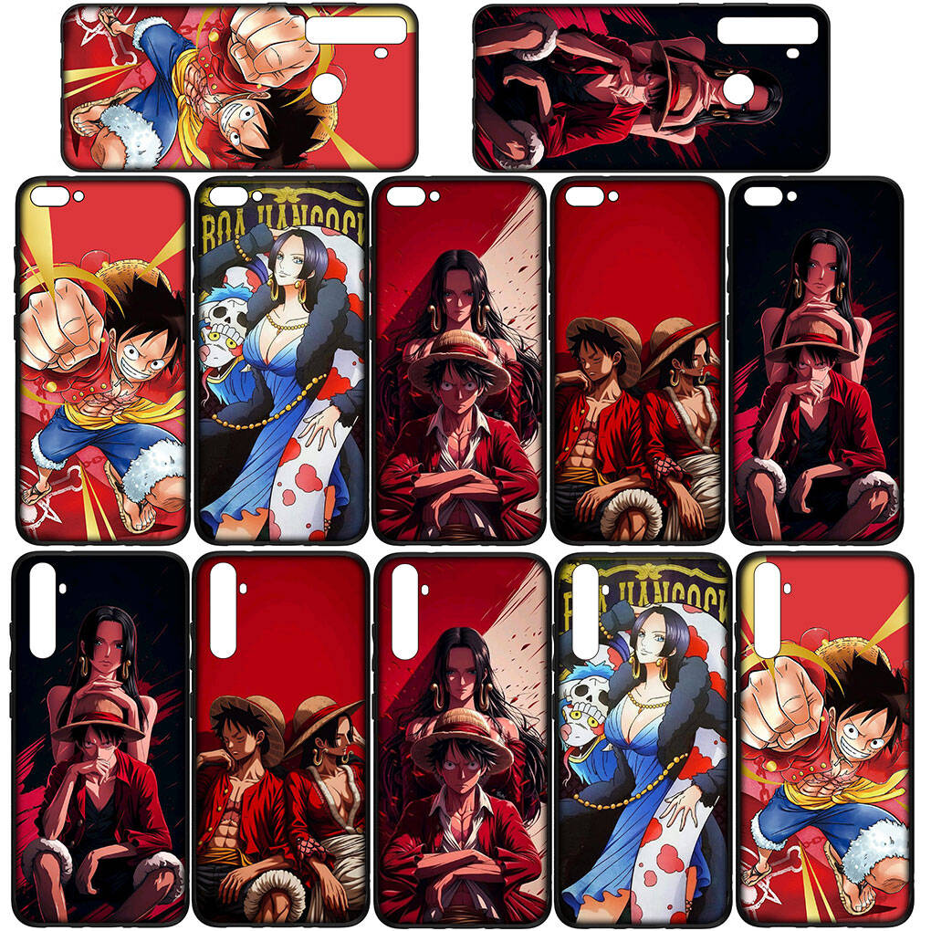 Phone Case for iPhone 17 15 16 Plus Redmi Note 14 12 11 13 Pro Max Huawei P30 P20 Lite OPPO A60 A80 A38 A54 Boa Hancock Funda One Pieces Luffy Cover