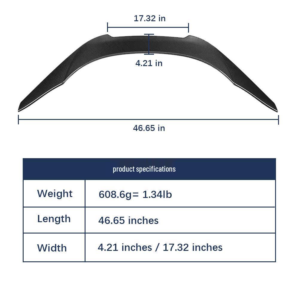 Toyota Supra A90/A91 Wet Carbon Fiber V-Style Rear Wing Air Deflector