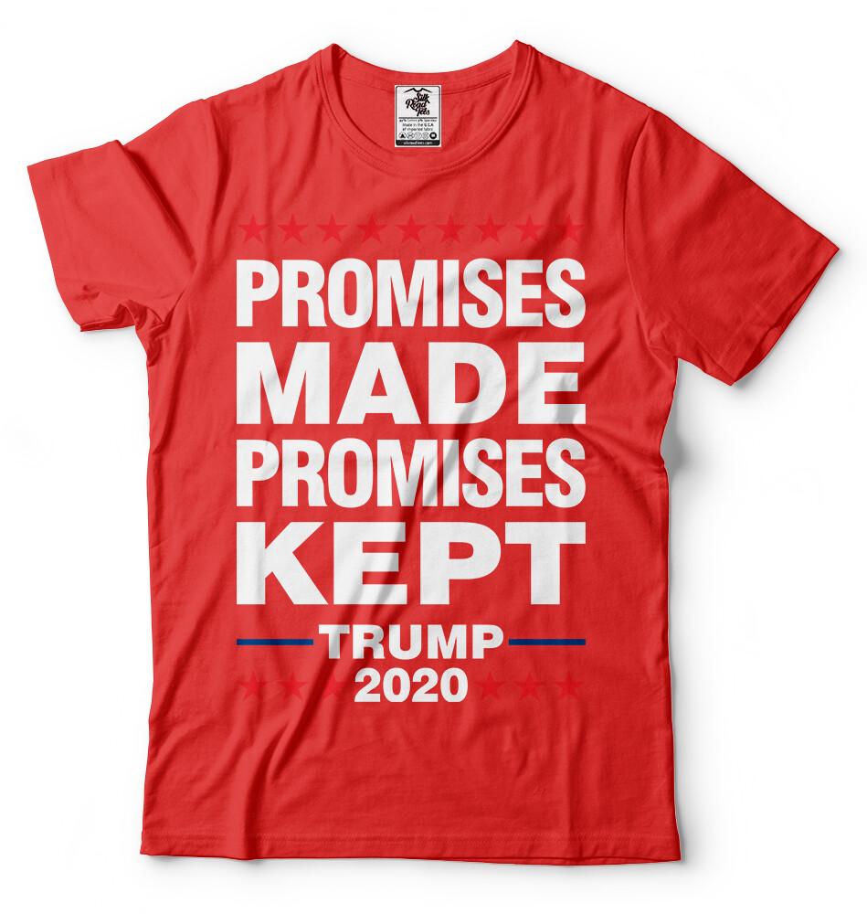 Donald Trump President Tshirt Promises Made Promises Kept 2024 Trump Shirts XL