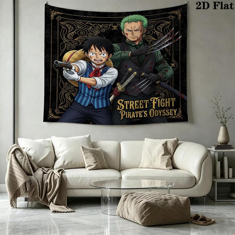 Arazzo da Parete One Piece Appeso Estetico alla Parete Coperta in Tessuto Stampato Arazzi Decorativi per Camera da Letto Soggiorno Decorazione per la Casa