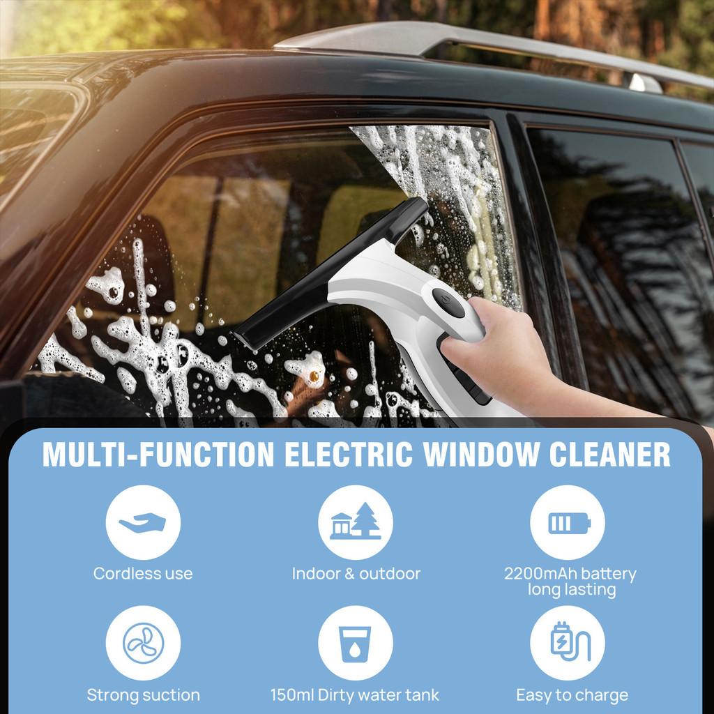 New Small Electric Glass Cleaning Tool Handheld Window Cleaner Efficient Adsorption Portable Glass Cleaning Machine