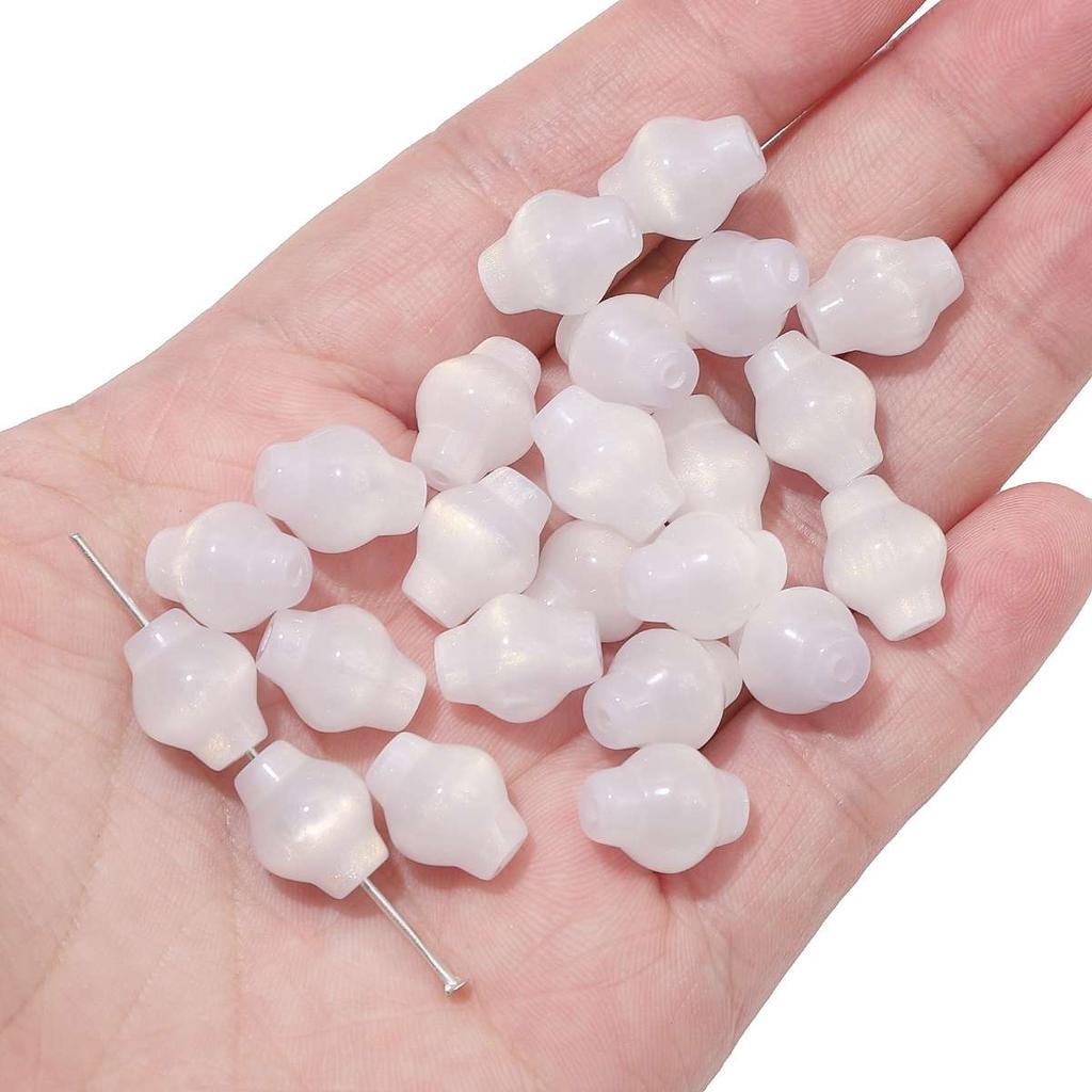 10x12mm Resin Starry Sky Lantern Beads Loose Spacer Beads for Bracelet Earring Necklace Keychain DIY Jewelry Making Accessories