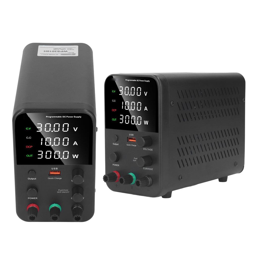 WPS3010H 0‑ 0‑10A 300W DC Power Supply Variable Aluminum Alloy Regulated Power Supply