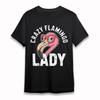 Women's T-Shirt With Sassy Flamingo Graphic Unisex 100% Cotton Oversize Top USA
