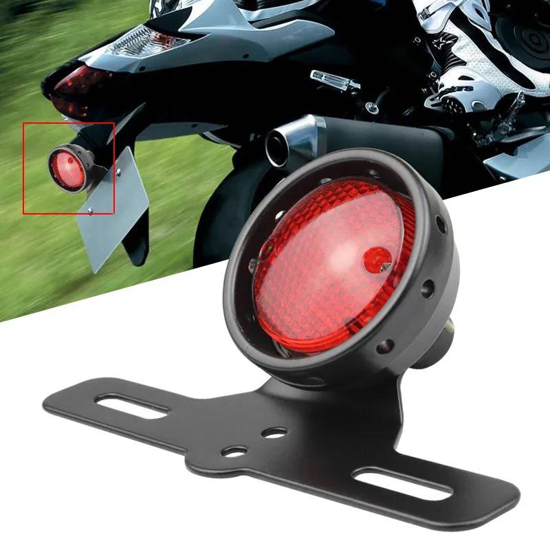 

1 шт. мотоцикл модифицированные светодиодные задние фонари задние фонари стоп-сигналы круиз-машина модернизированные светодиодные задние фонари сборка красный
