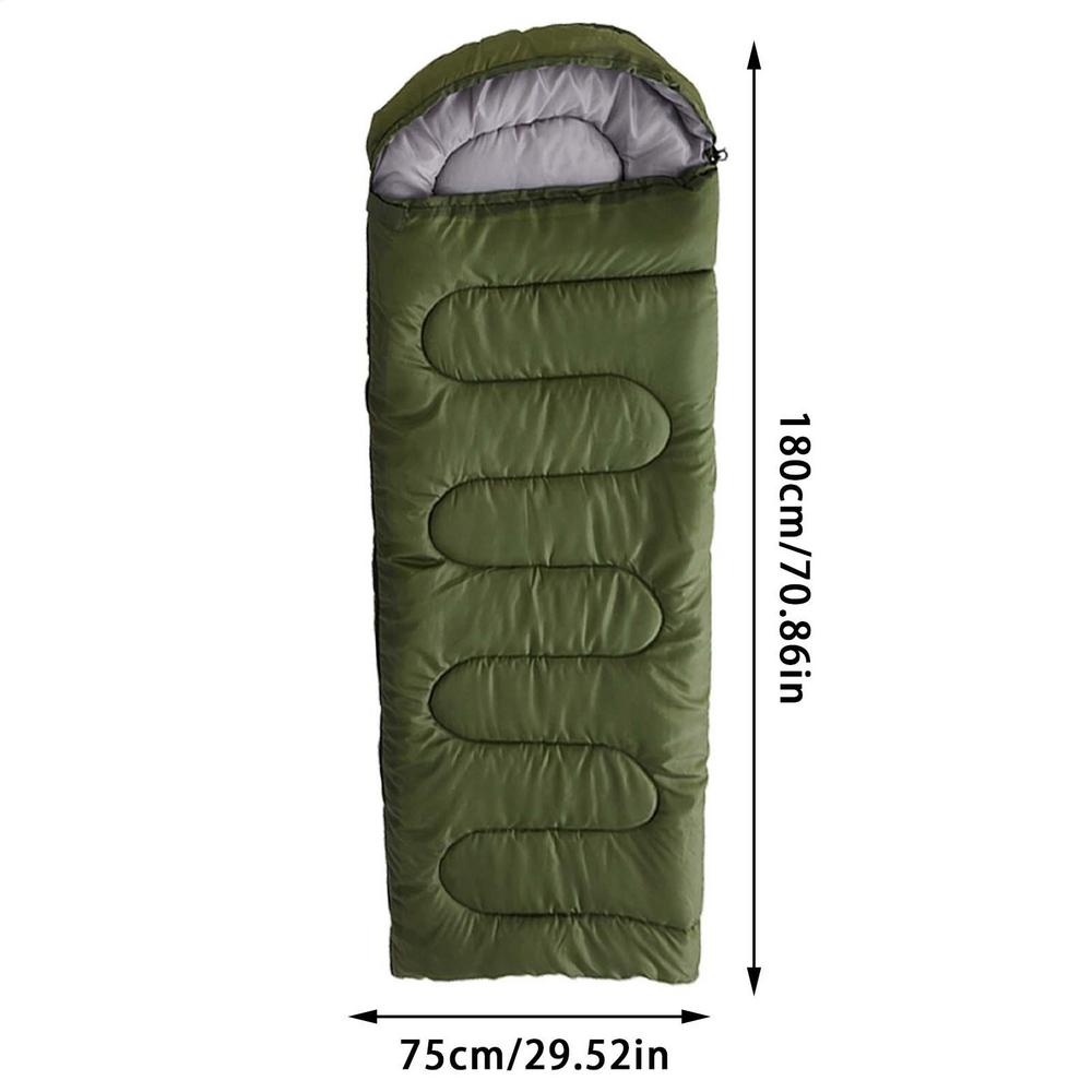 Camping Sleeping Bag Light 4 Seasons Warm Envelope Backpack Outdoor Mummy Cotton Winter Sleeping Bag Camp Camp Sleeping