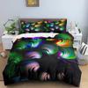 Game Scene King Queen Duvet Cover 3D Neon Bedding Set Youth Hippie Hip Hop Quilt Cover Modern Rock Polyester Comforter Cover
