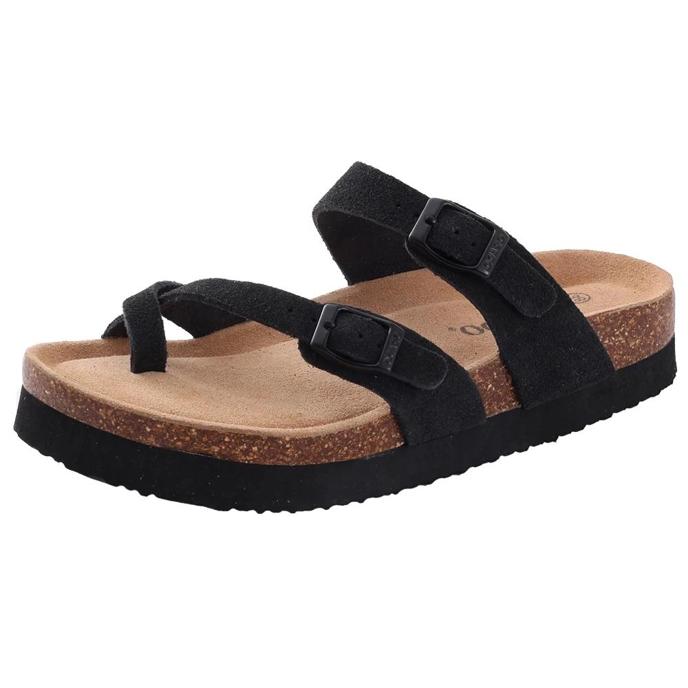 Fashion Crestar Cork Footbed Arizona Sandals For Women Men New Classic Solid Color Fashion Slippers With Arch Support Slip-on Suede Shoe