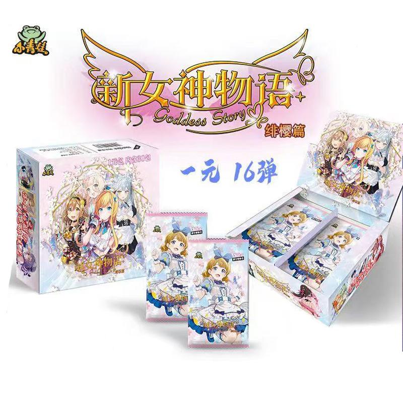 2025 Neue Göttinnen-Geschichten-Sammlung Karte Anime Spiele Mädchen-Party Badeanzug TCG Booster Box Spielzeug und Hobbys Geschenk