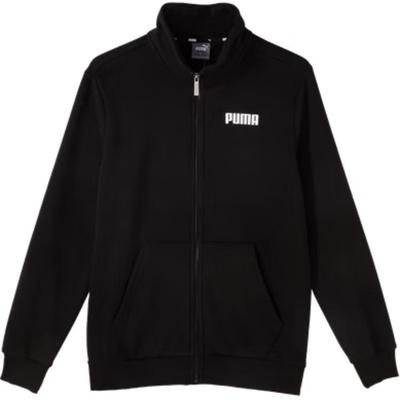 Teamfinal Letter Fashion Bequeme Warme Fleece-Reißverschlussjacke Herrenjacke Schwarz 688463-01
