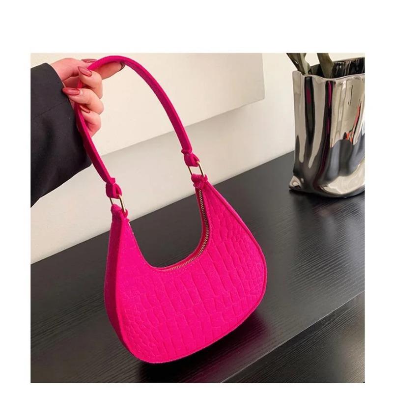 

Новая сумка через плечо, повседневная женская сумка на одно плечо, однотонные сумки с ручками красный