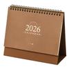 2026 Desk Calendar Twin-Coil Binding Tabletop Calendar 16 Month Runs from Sep 2025 To Dec 2026 For Daily Scheduling