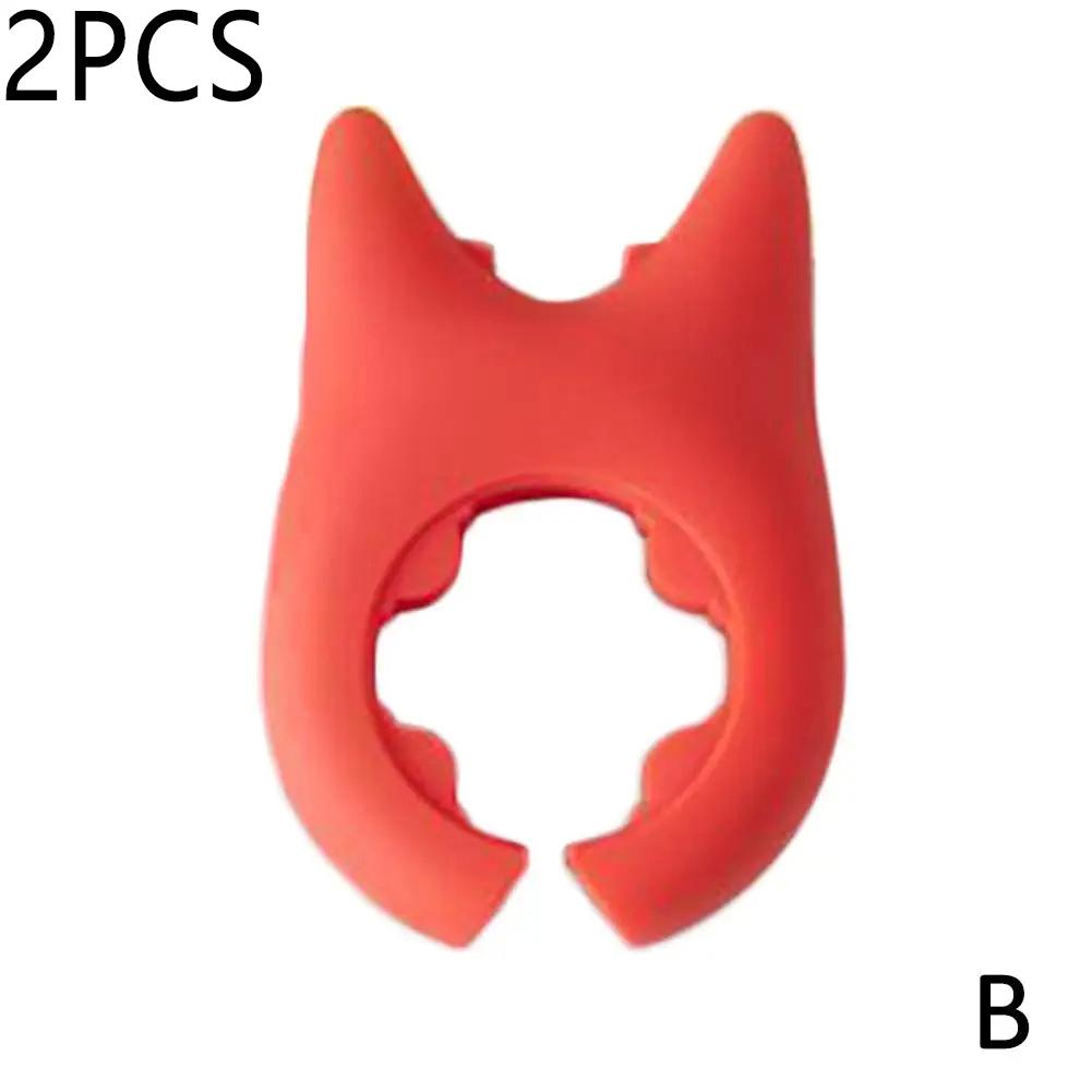 1/2PCS Multifunctional Silicone Spatula Holder, Anti-Spill Tong, Cartoon Shapes Anti-Scald Spoon Holder, Kitchen Gadgets