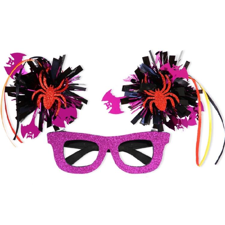 Festive Glasses Halloween Glittered Glasses Photo Props for Kids Teens Adult