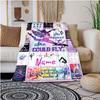 Gymnast Customize Your Name Blanket Used For Chair Office Sofa Bed Camping Soft And Warm Giving Friends And Relatives Birthday Graduation Gift