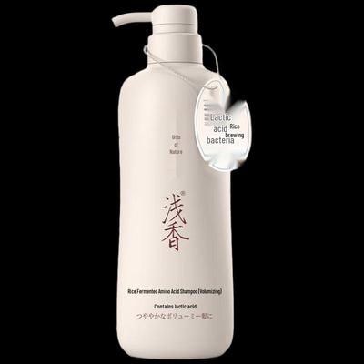 Shampoo Qianxiang Fermento de Arroz para Cuidados com o Couro Cabeludo