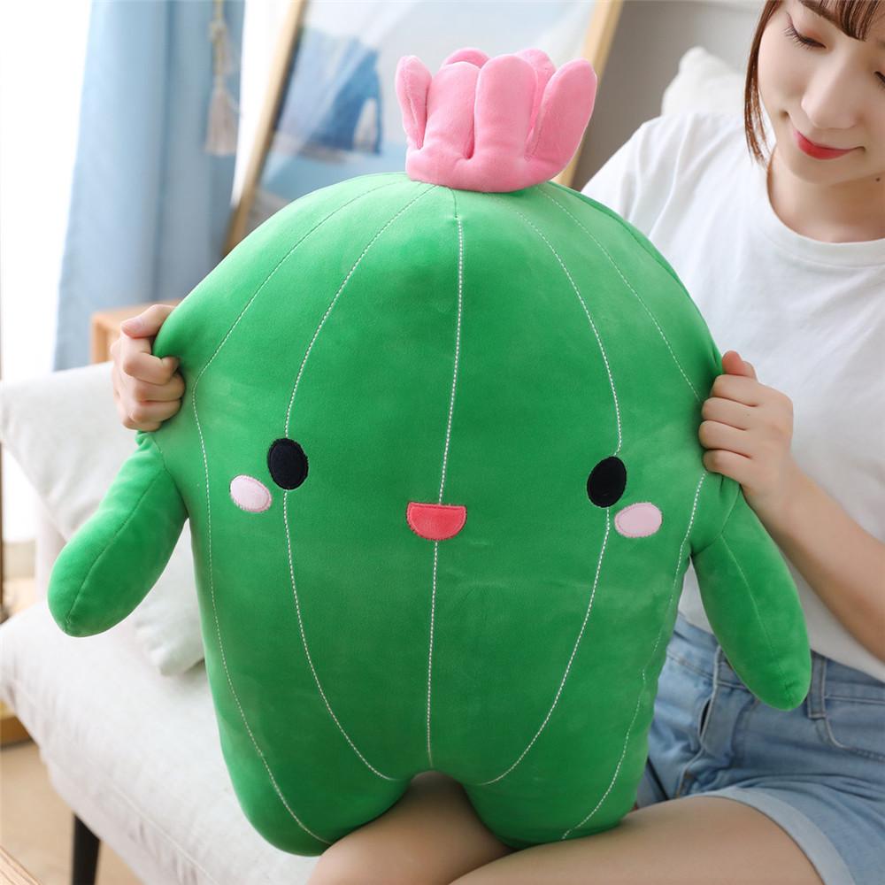 Cactus Plush Pillow - Soft, Long Hugging Toy for Kids' Birthdays